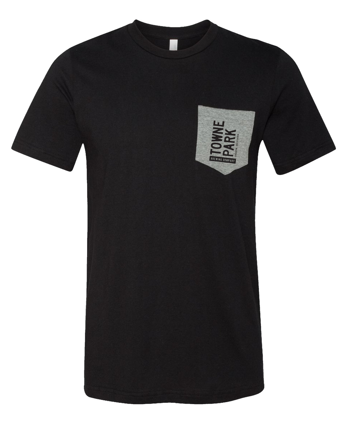 Towne Park - Pocket Tee (Black/Grey)