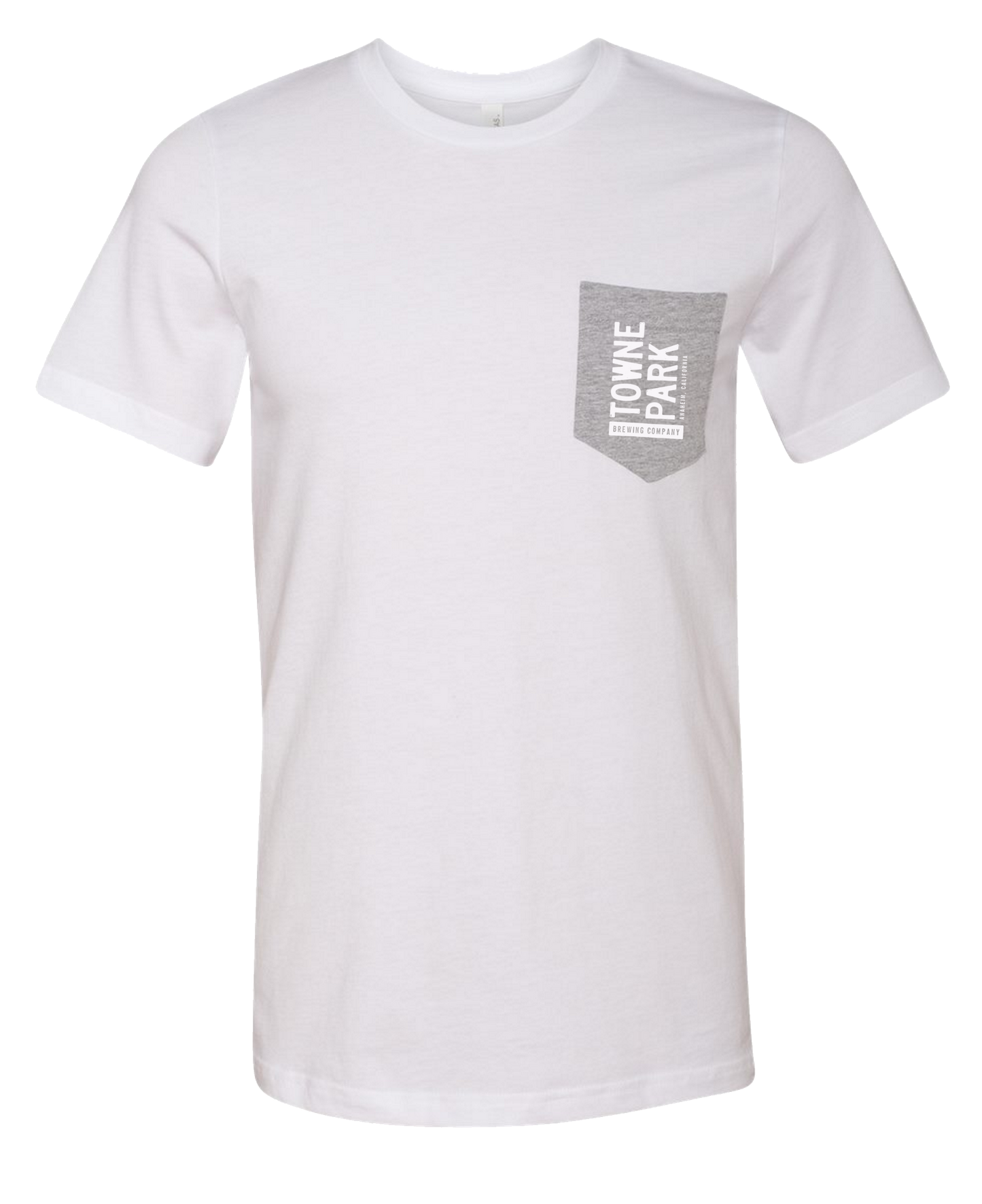 Towne Park - Pocket Tee (White/Grey)