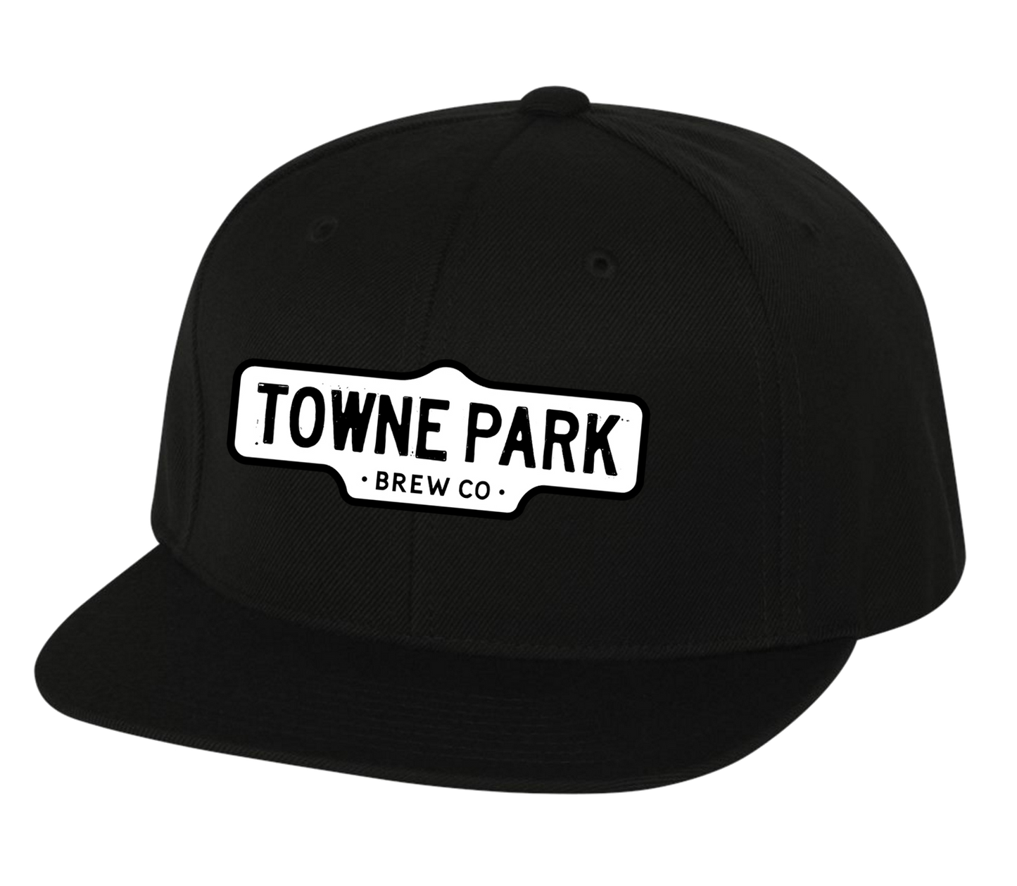 Towne Park - Sign Logo Snapback (Black)