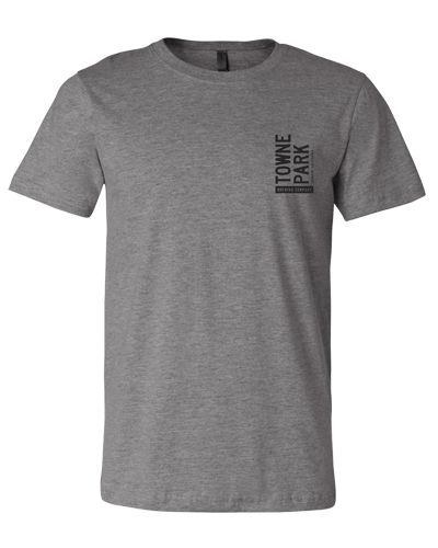 Towne Park - Vertical Logo T-shirt (Grey)