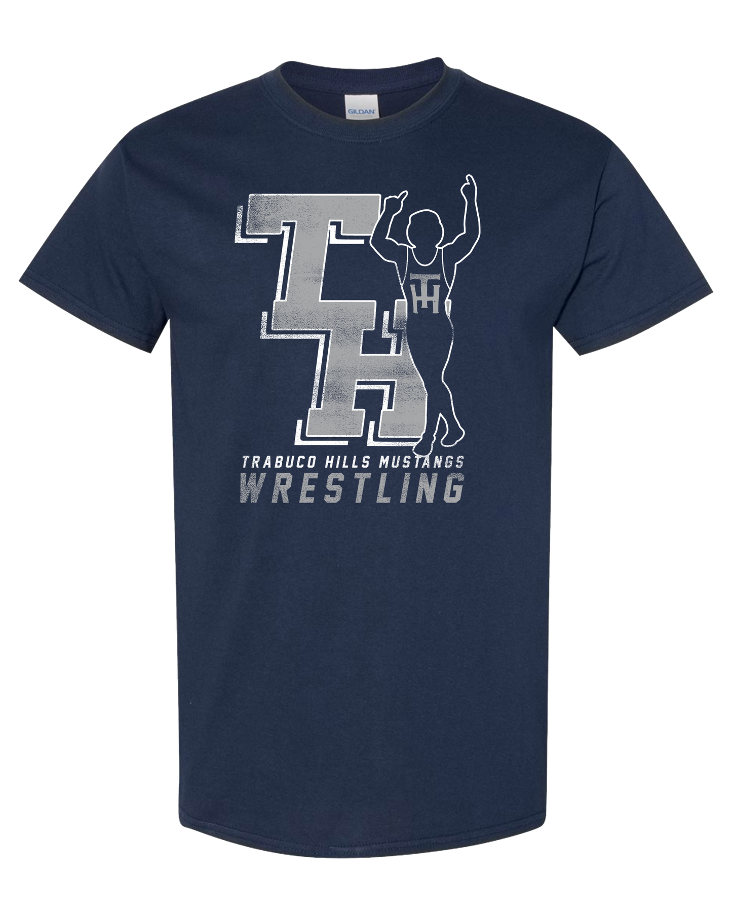 Trabuco - Trey Munoz Logo Tee (Navy-Distressed)