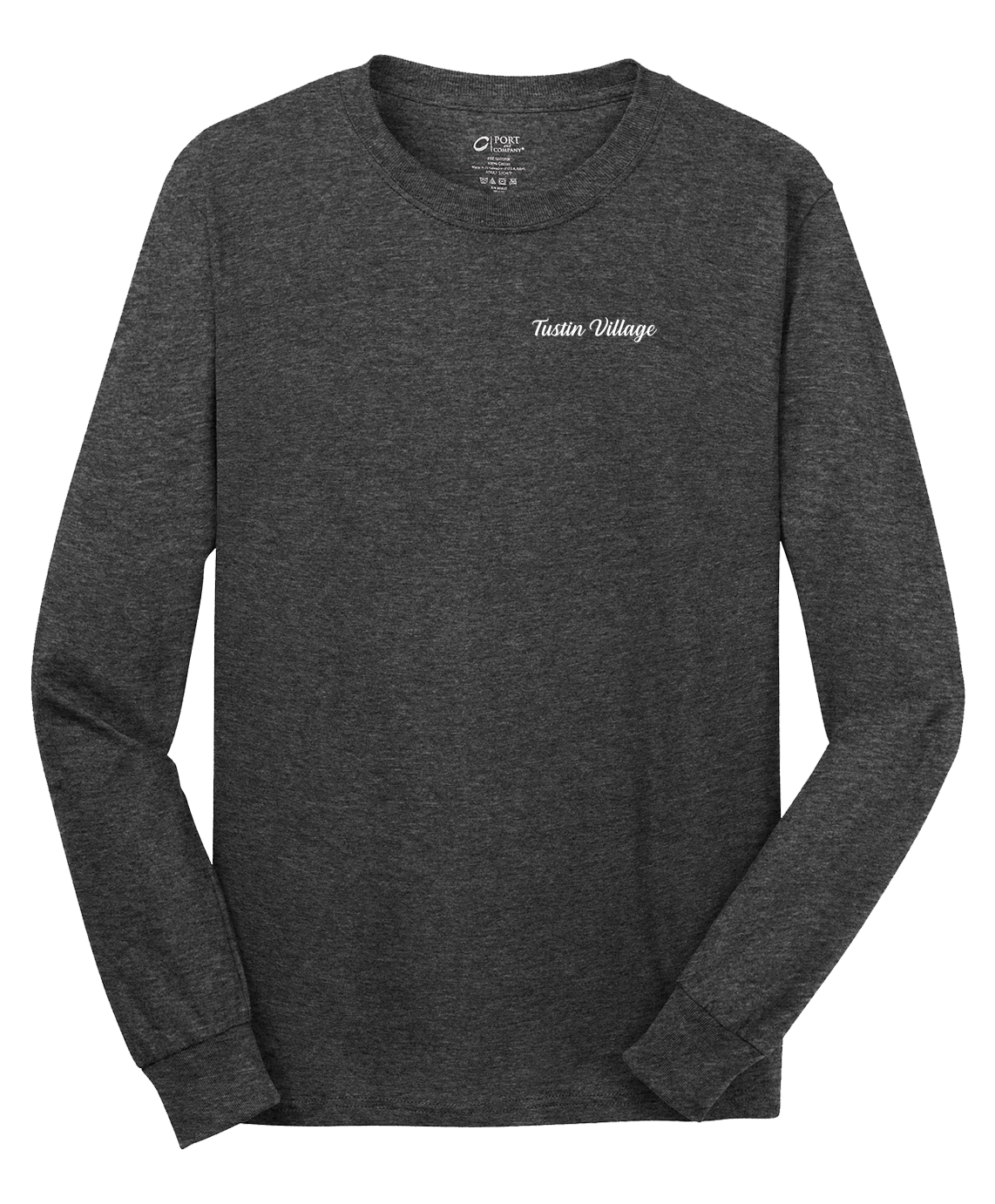 Tustin Village - Mens - Port & Company® - Long Sleeve Core Cotton Tee