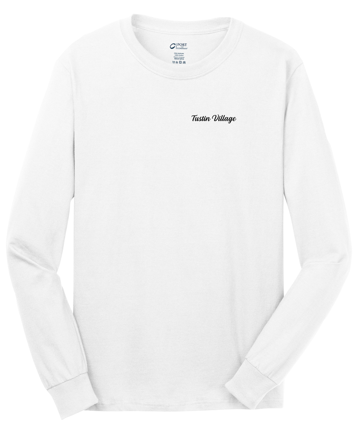 Tustin Village - Mens - Port & Company® - Long Sleeve Core Cotton Tee