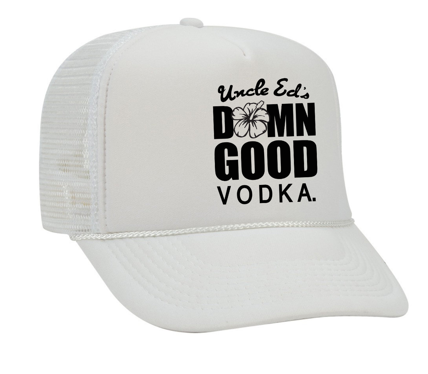 UNCLE ED - TRUCKER HAT (WHITE)
