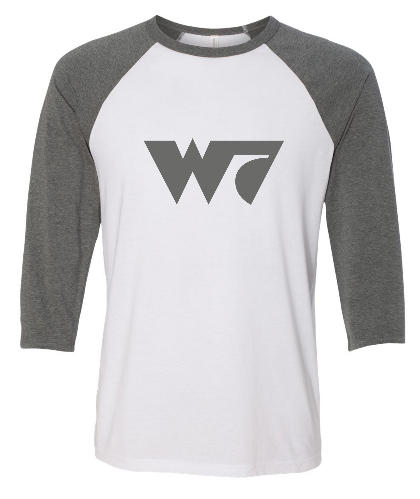 W7 Raglan (White/ Deep Heather)
