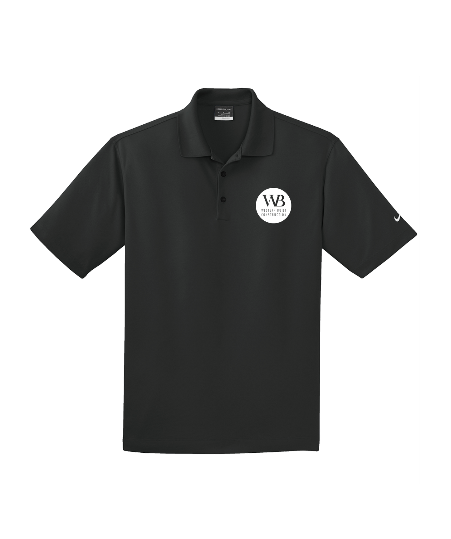 Western Built Construction - Nike Black (Circle Logo)