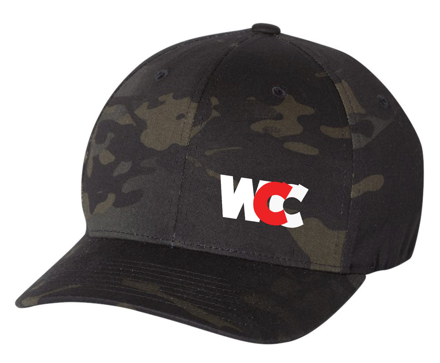 WCC Logo Flexfit (Black Camo)