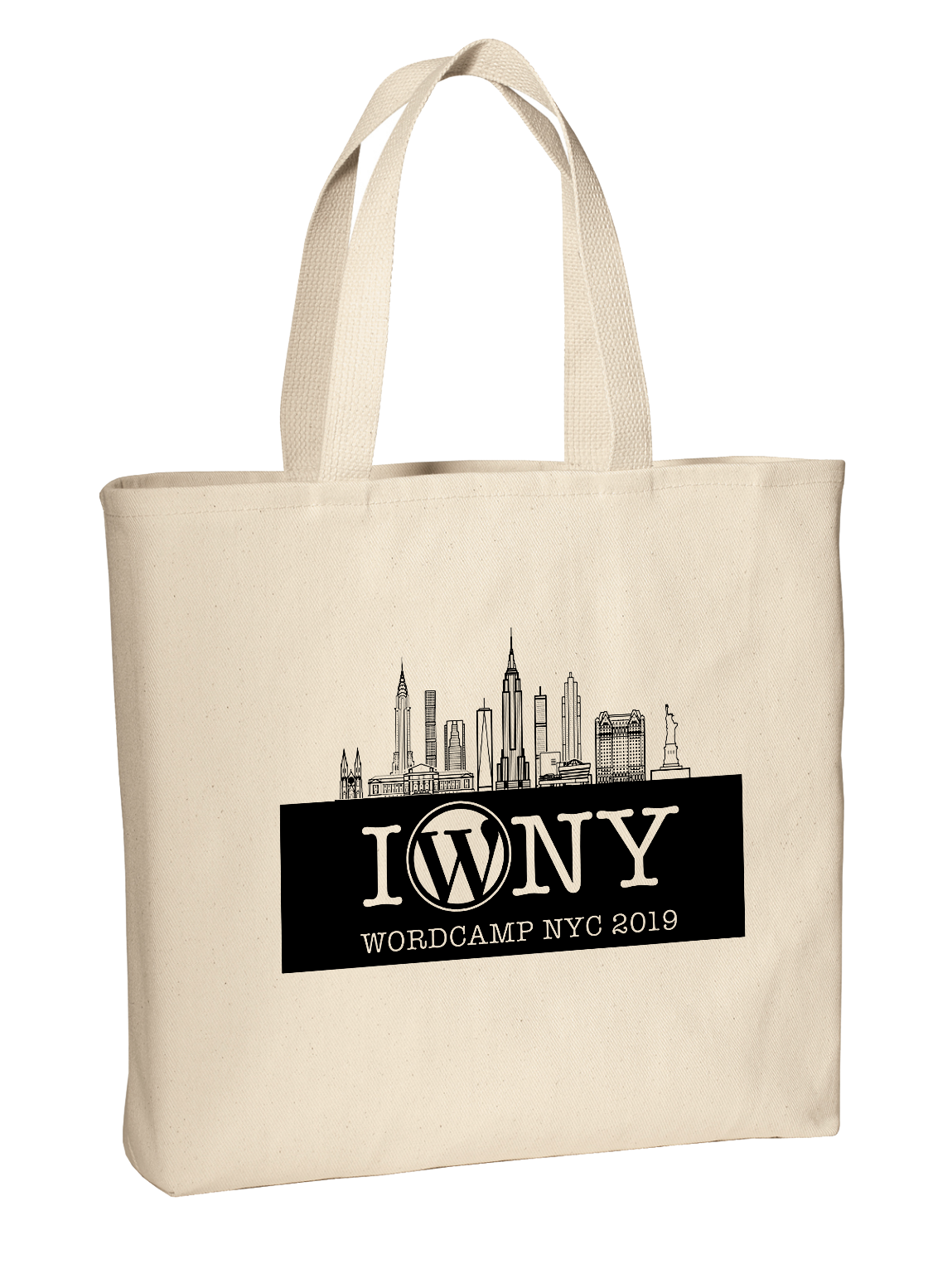 World Camp NY - Convention Tote) w/1 color imprint