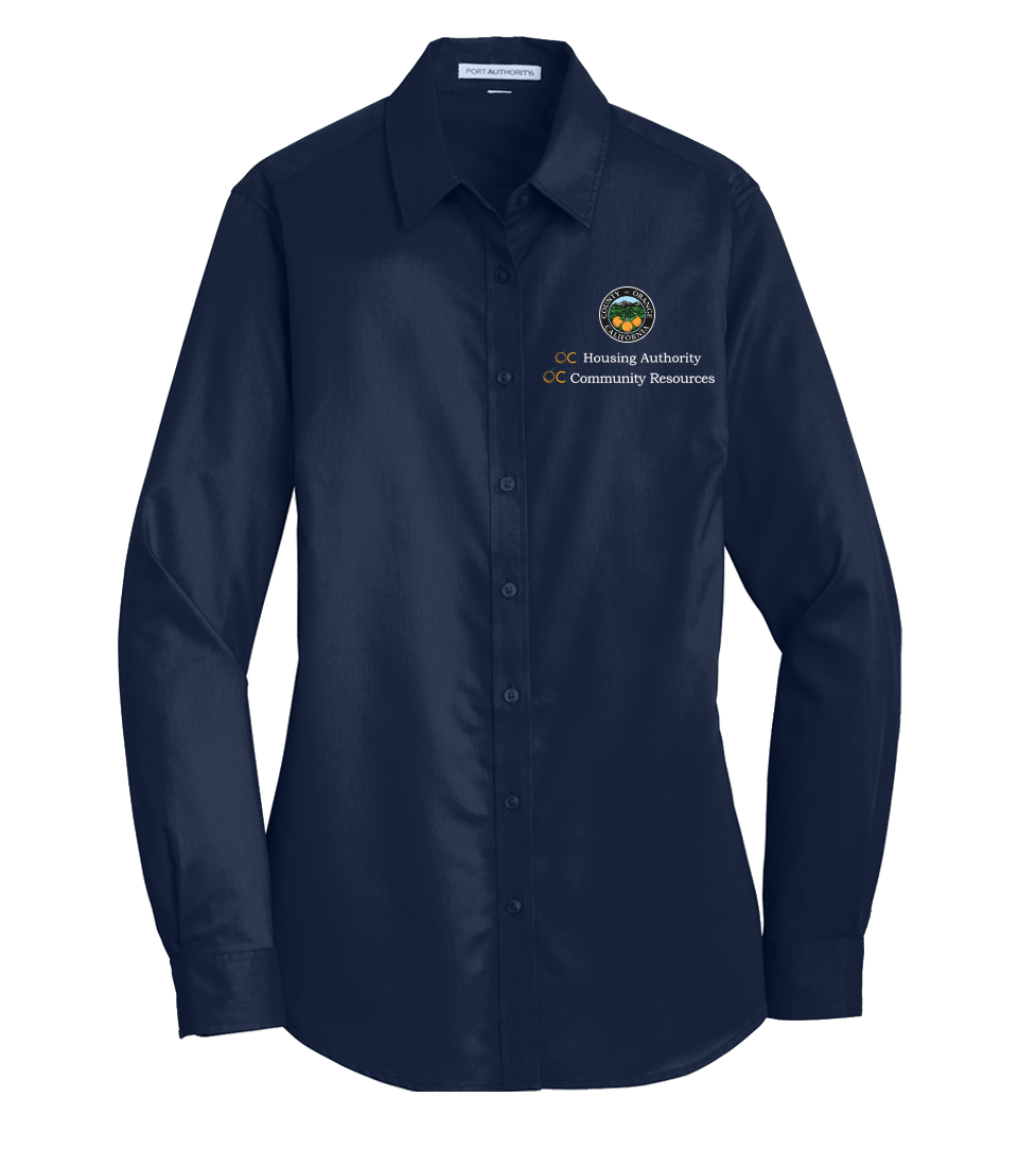 Ladies Port Authority® SuperPro™ Twill Shirt (OCHA)