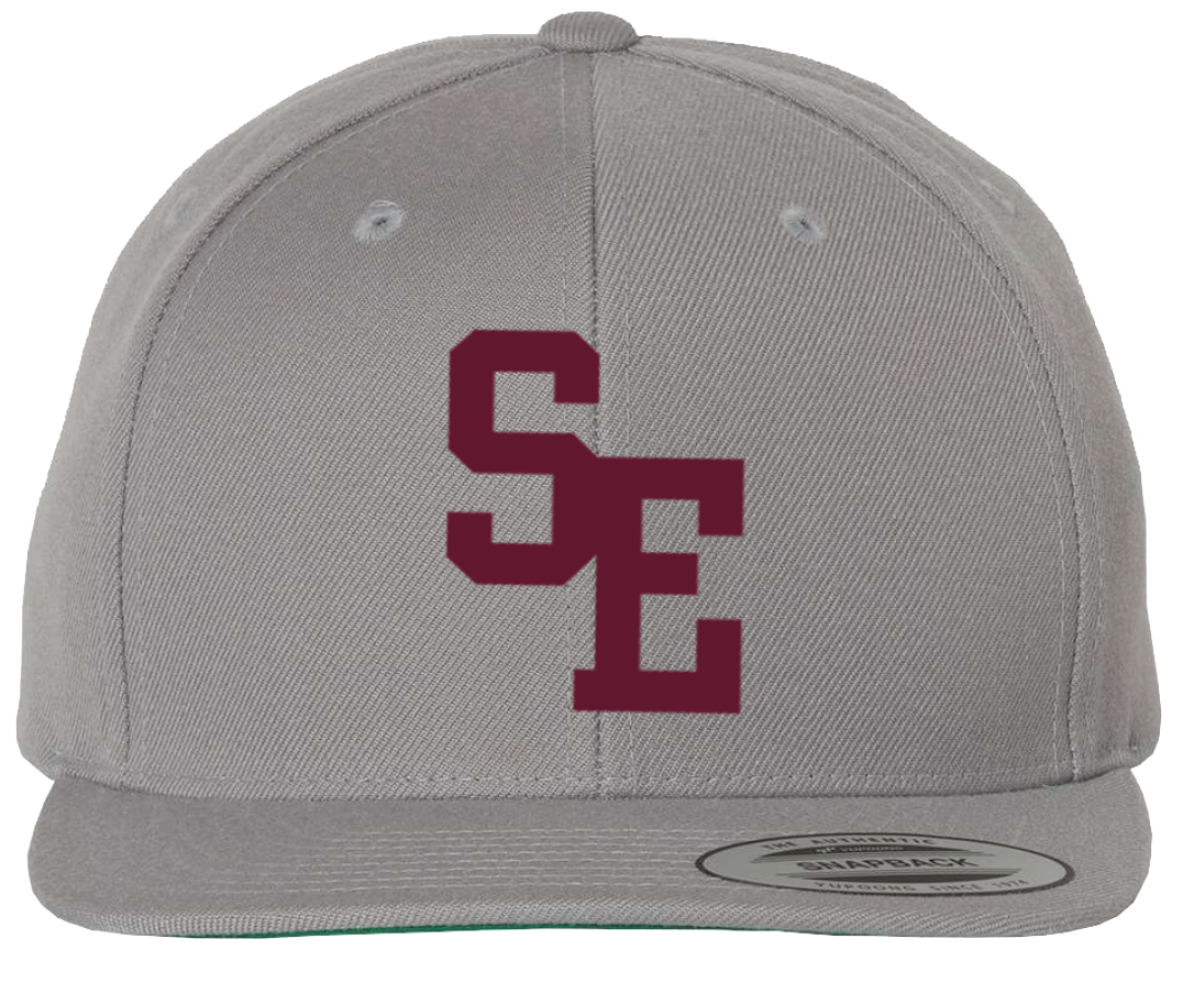 Serrano Elementary -  SE Snapback (Maroon or Black)