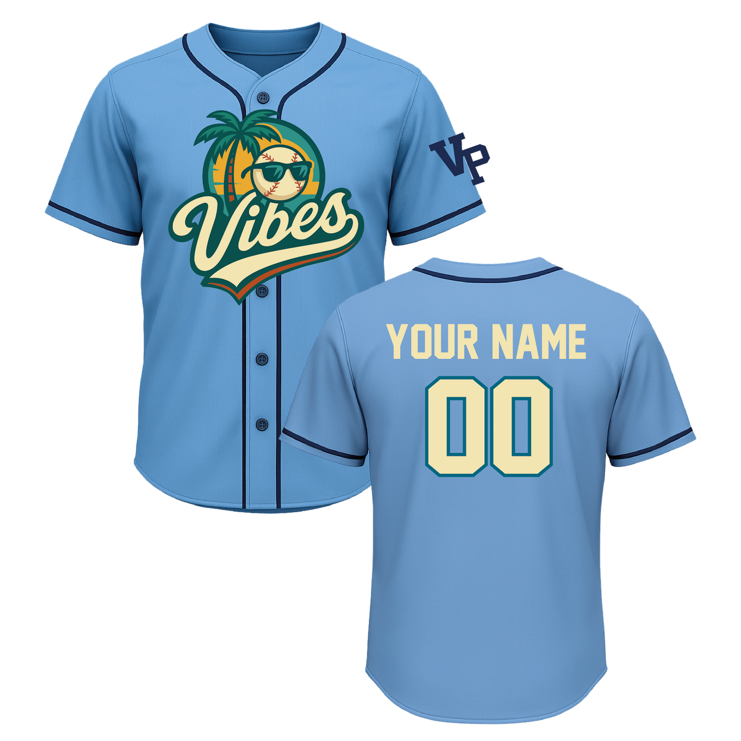 VP VIBES JERSEY (2 Week Turn time)