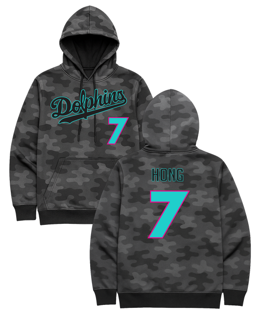 Dolphins - Sublimated Hoodie - Camo (3 week turn time)