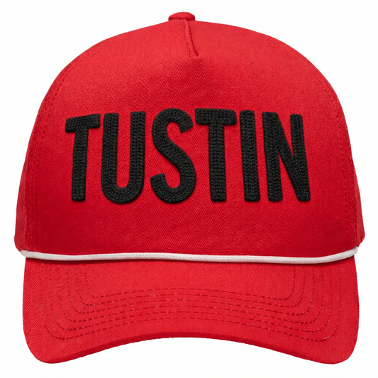 Tustin Country Club Hat - Red w black