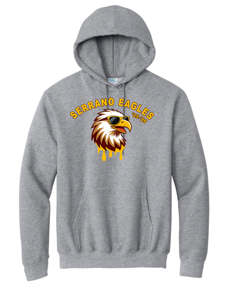Serrano Elementary - Eagle Drip Pullover Sweat - Youth & Adult