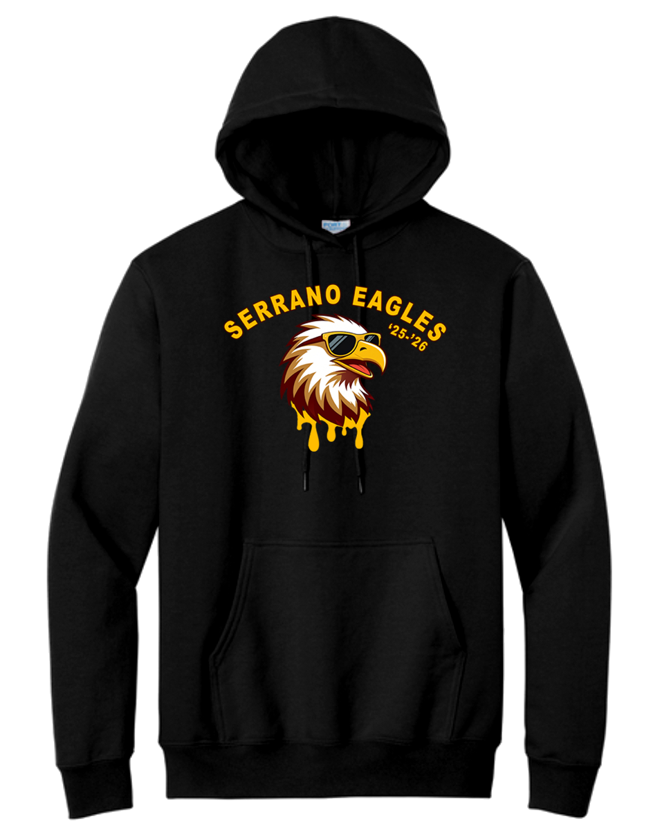 Serrano Elementary - Eagle Drip Pullover Sweat - Youth & Adult