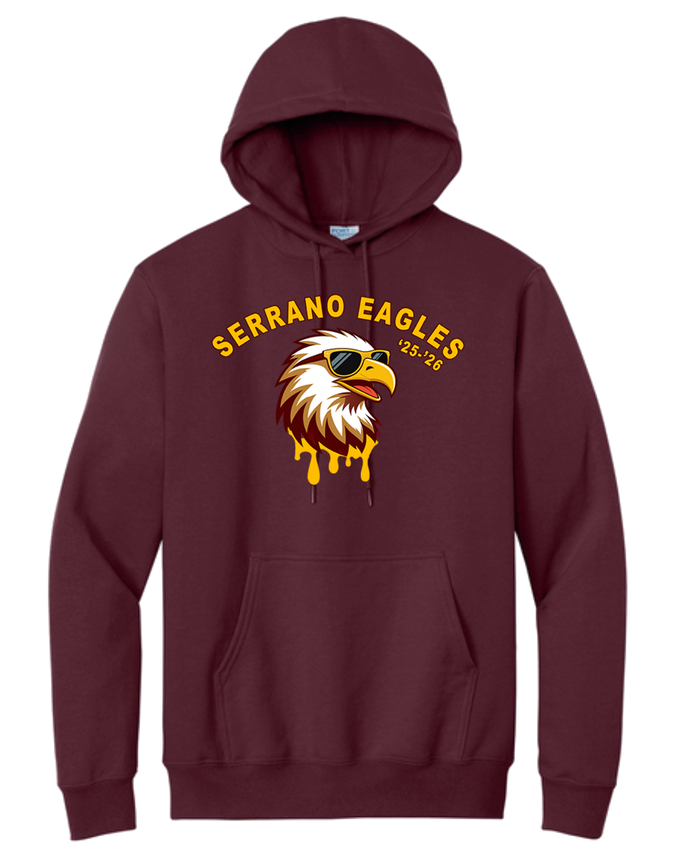 Serrano Elementary - Eagle Drip Pullover Sweat - Youth & Adult