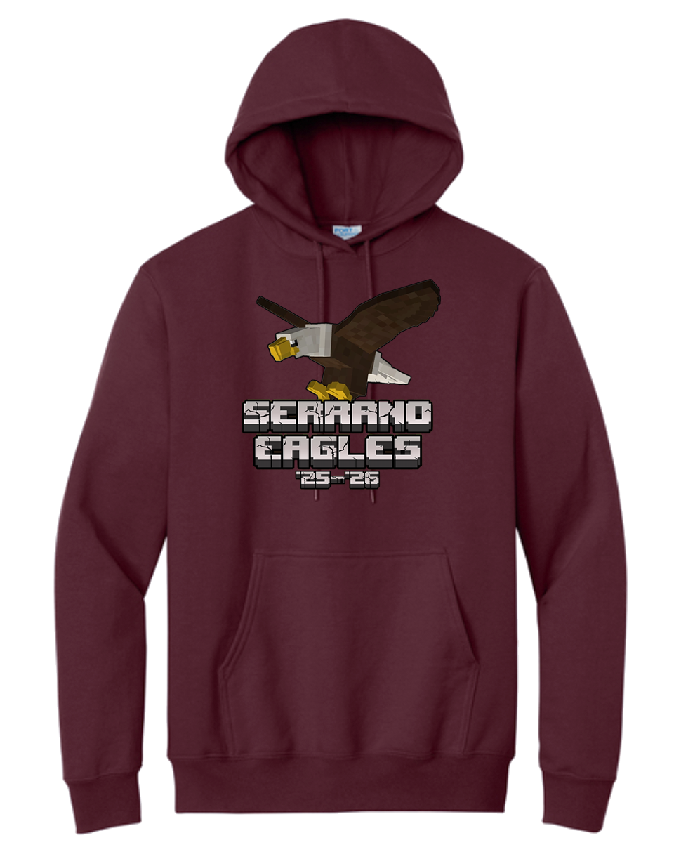 Serrano Elementary - Eagle Minecraft Pullover Sweat - Youth & Adult