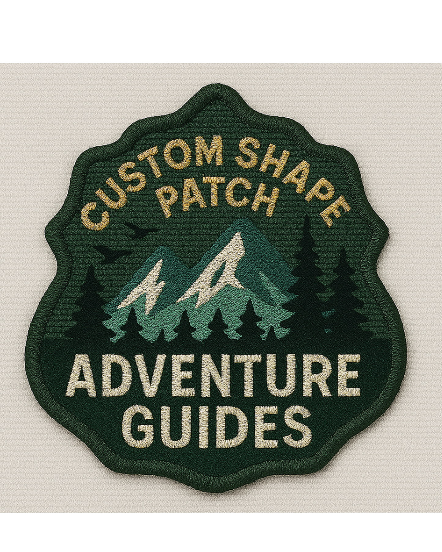 Adventure Guides - 3" or 4" Inch Custom Shape Patch (minimum 150 units)
