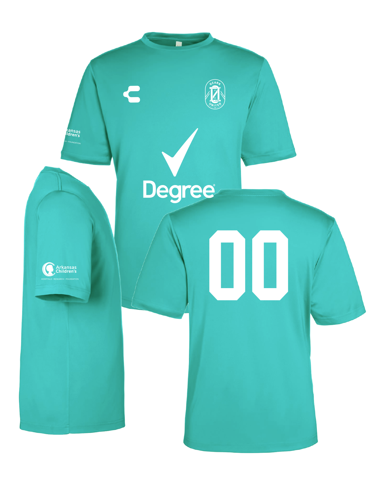 Ozark United FC Academy Aqua Uniform Top (Field Player)