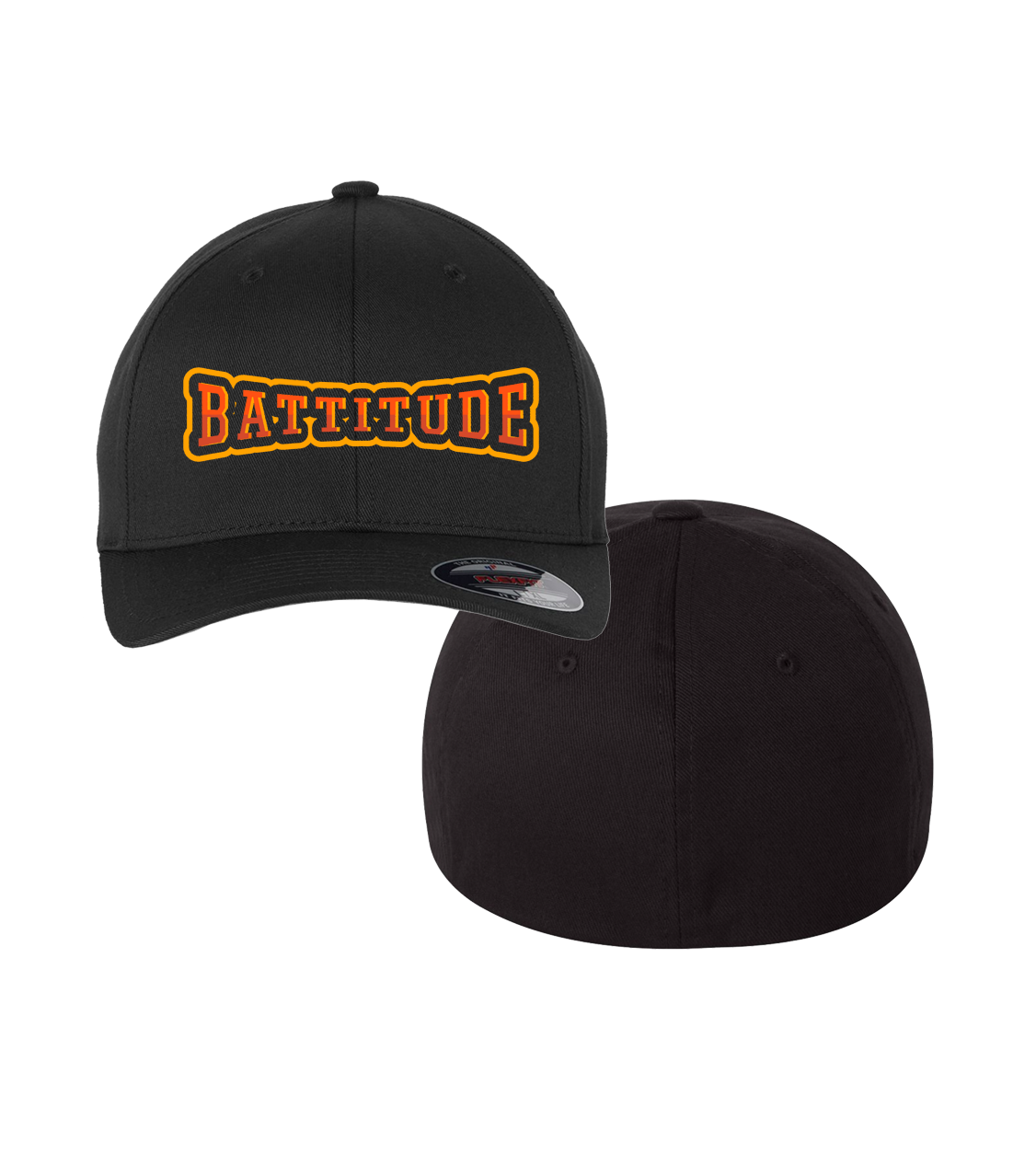 Battitude Flexfit Hat - Black