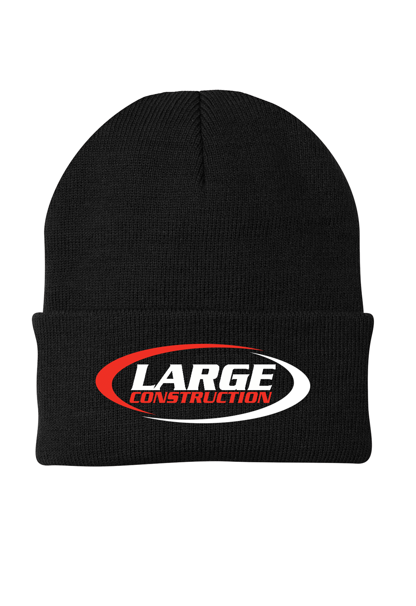 Large Construction Beanies - Black