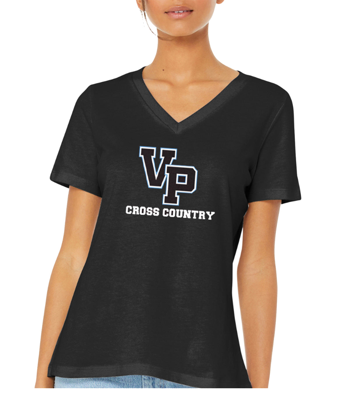 VP Cross Country Women's Vneck (Relaxed) Black
