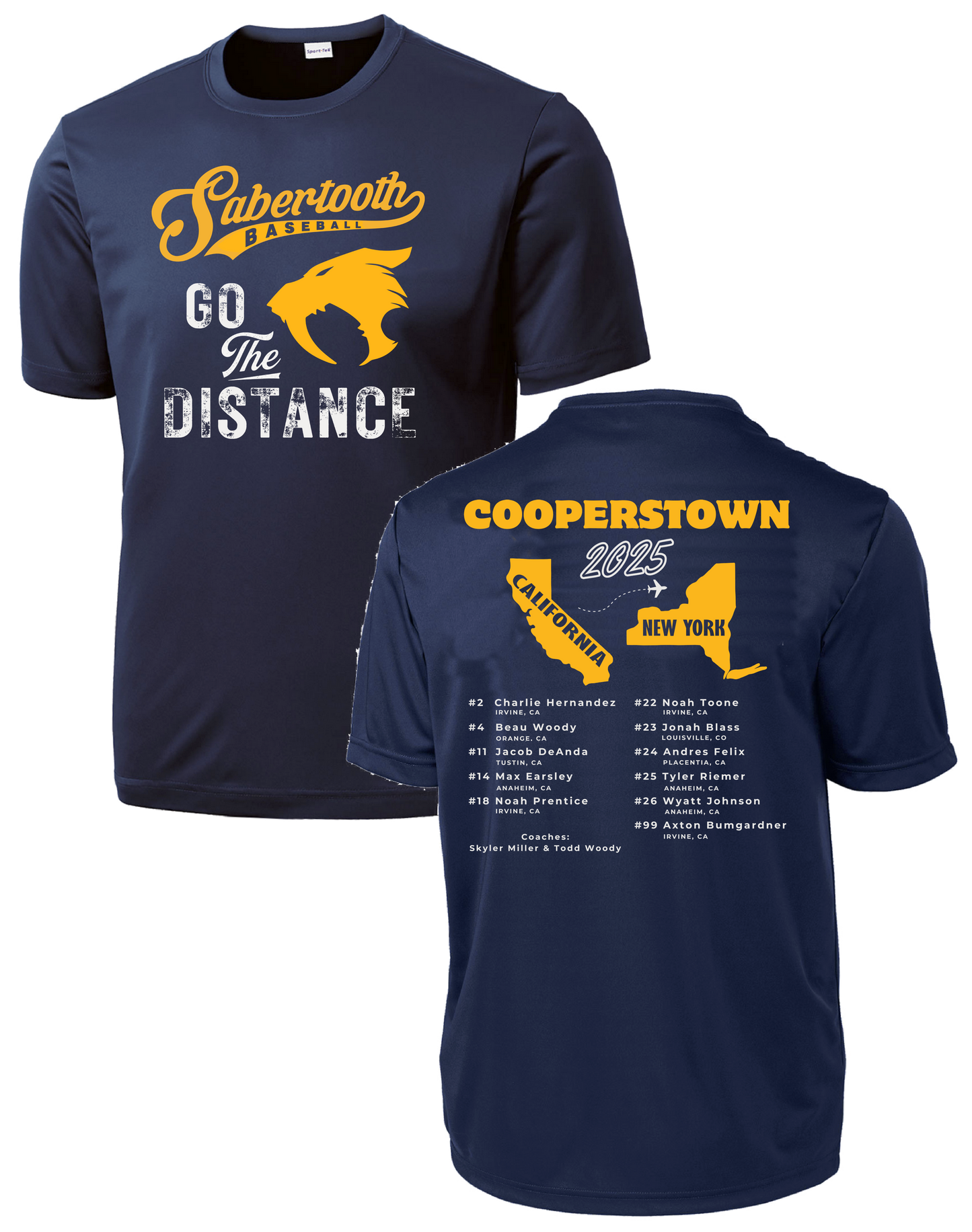 Sabertooth Cooperstown 2025 DriFt Te (Adult or Youth)