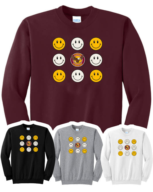 Serrano Elementary - Smile Crewneck Sweat - Youth & Adult