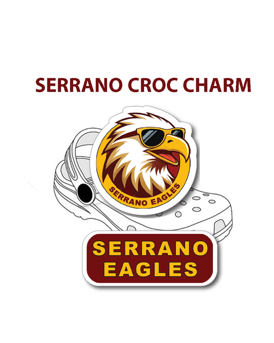 Serrano Elementary - Croc Charms (Set of 2)