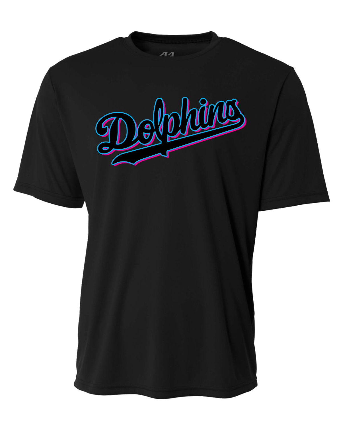 Dolphins A4 Performance Cooling Crewneck (With Name and #)