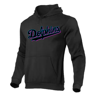 Dolphins Sweatshirt - Youth and Adult (Black)