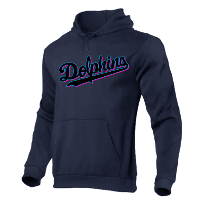 Dolphins Sweatshirt - Youth and Adult (Navy)