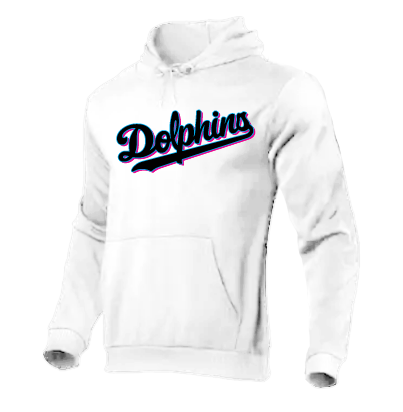 Dolphins Sweatshirt - Youth and Adult (White)