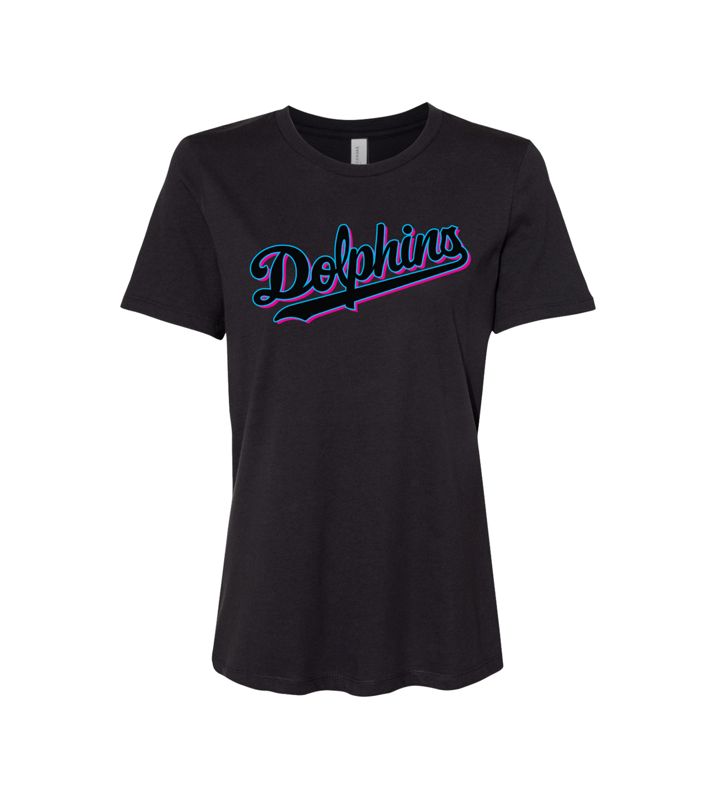 Dolphins Ladies Relaxed Jersey Tee