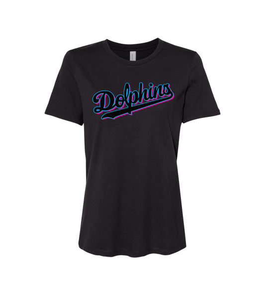 Dolphins Ladies Relaxed Jersey Tee