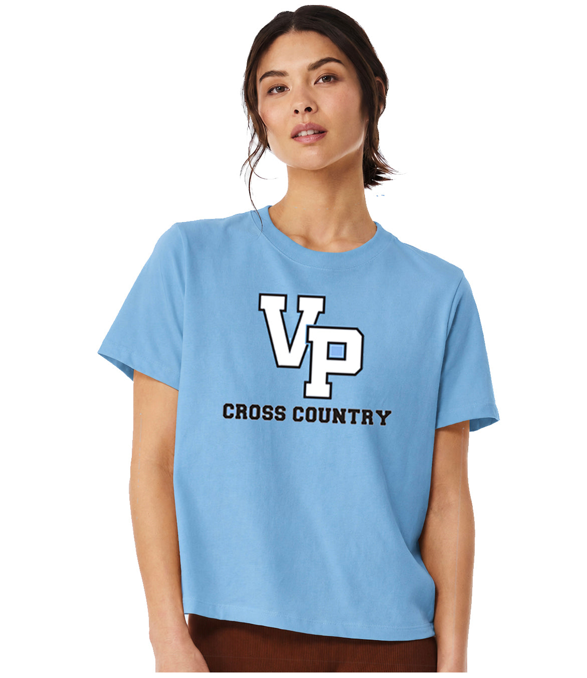 VP Cross Country Ladies Heavy Weight Tee (Blue)