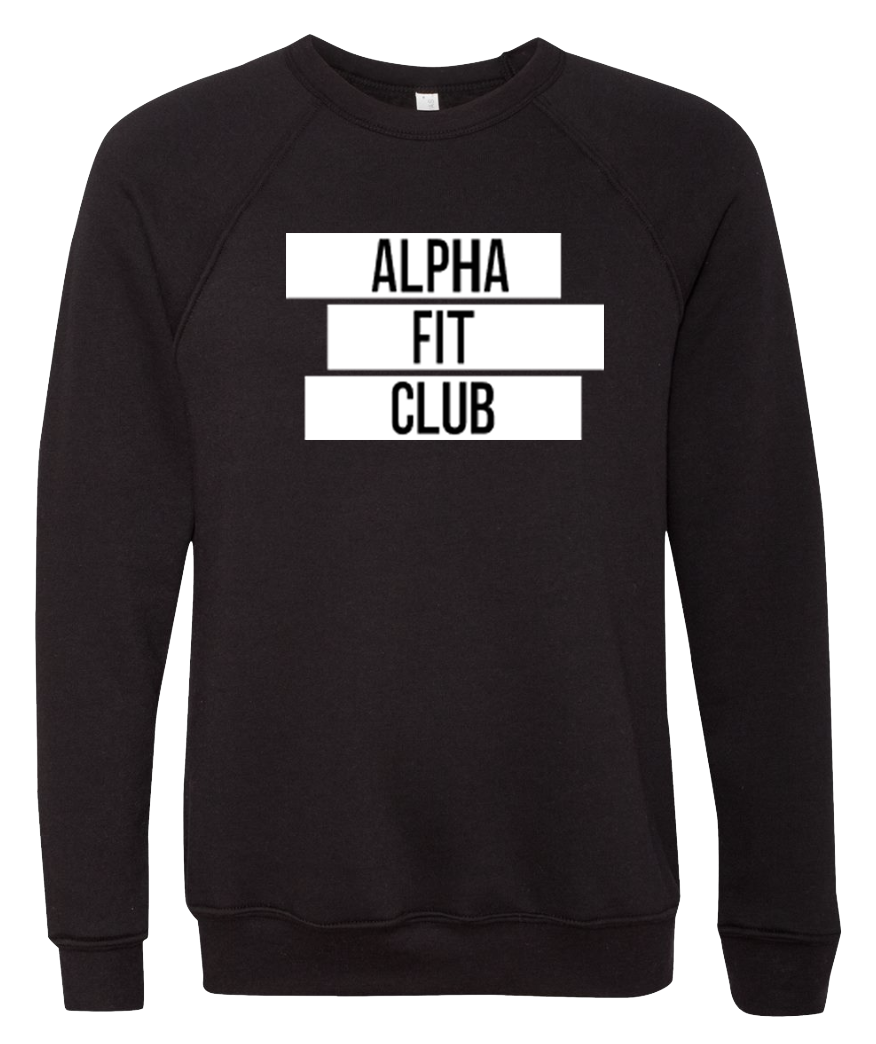 Alpha Fit Club Crewneck (Black)