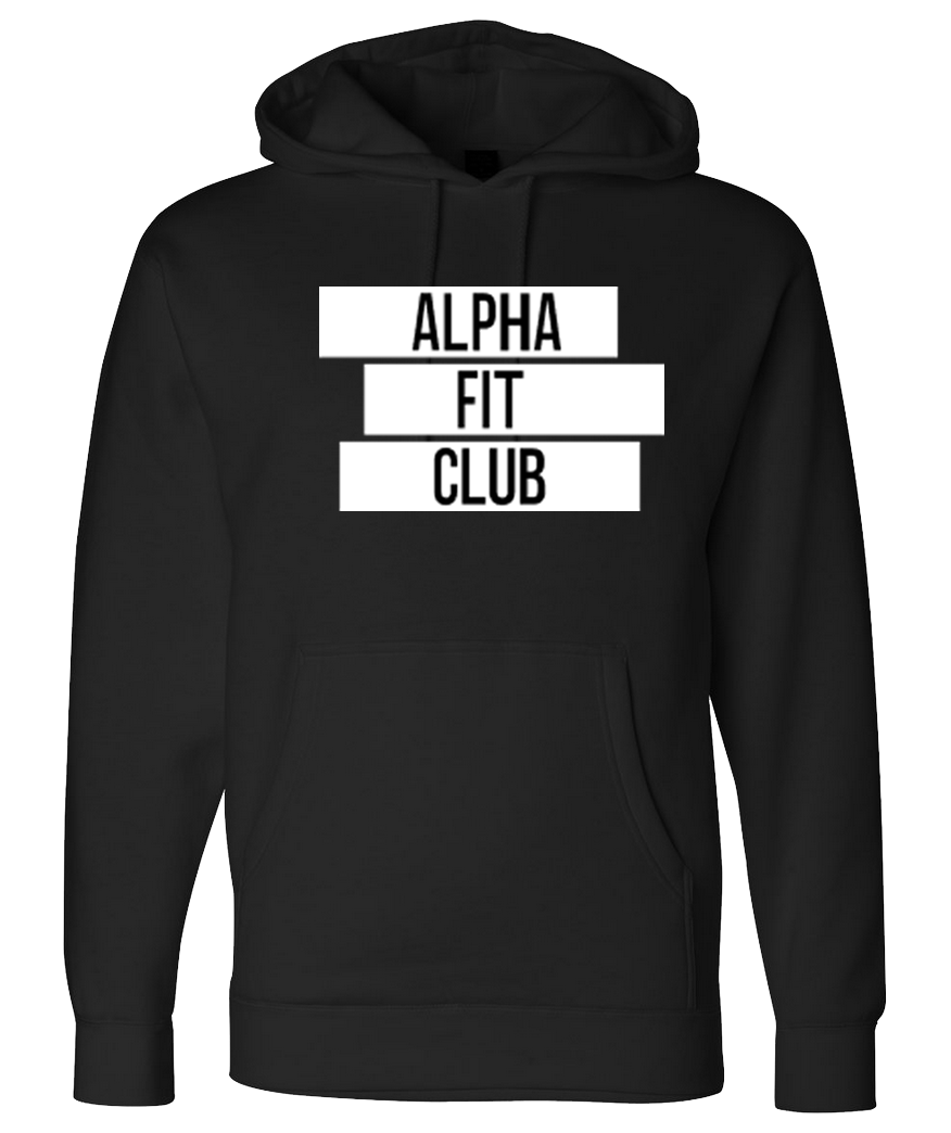 Alpha Fit Club Hoodie (Black)