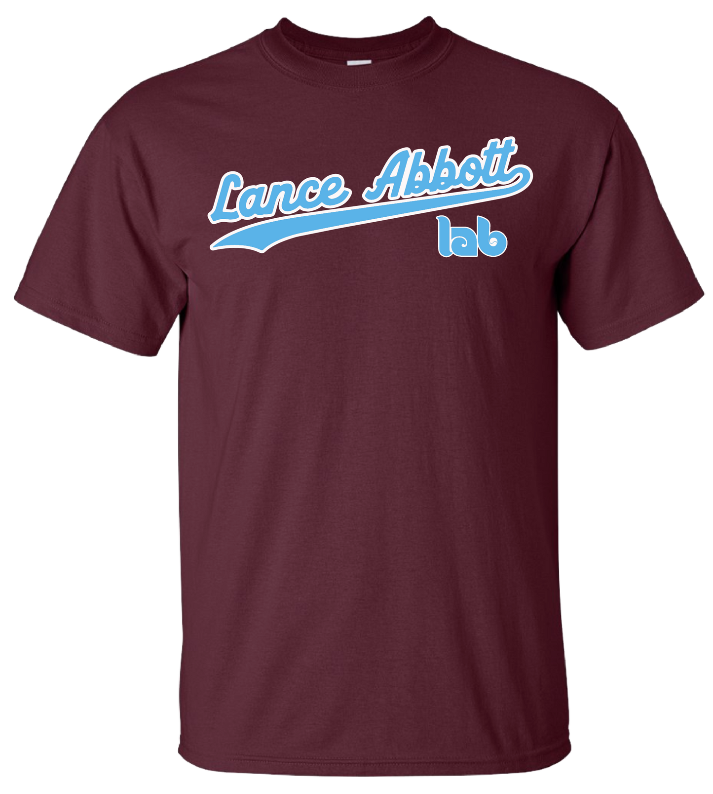 Lance Abbott - Gildan 2000 - Maroon Tee