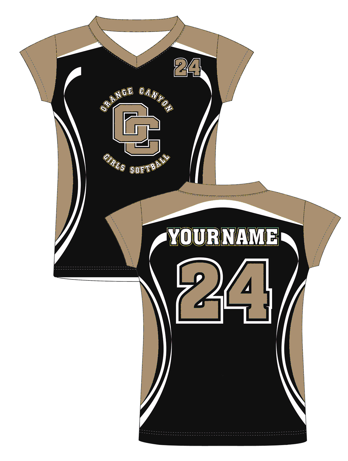 OCGS Specialty Jerseys With Your Name and Number v12