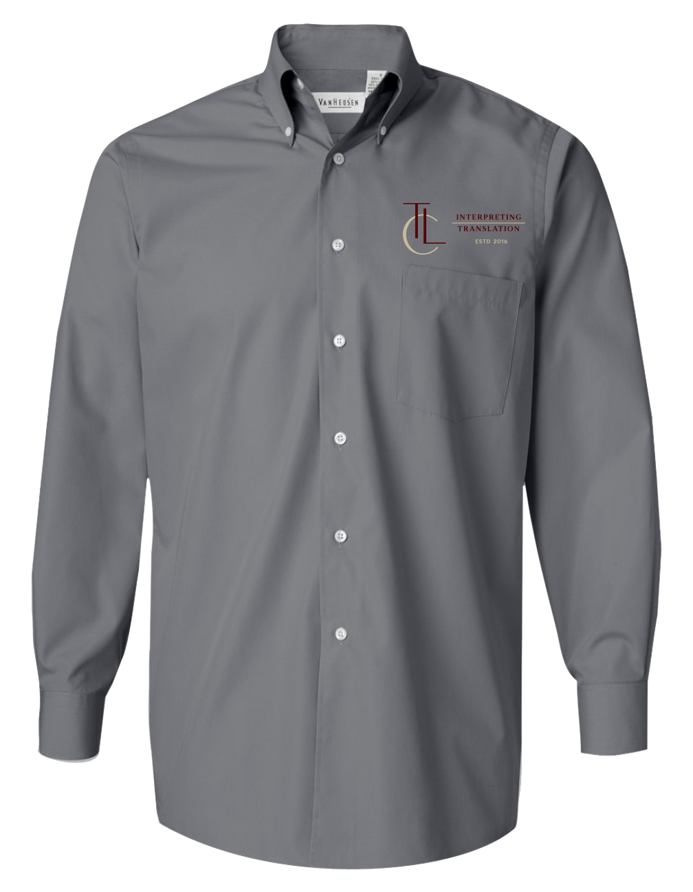 TLC Interpreting - Mens Van Heusen Buttondown Shirt