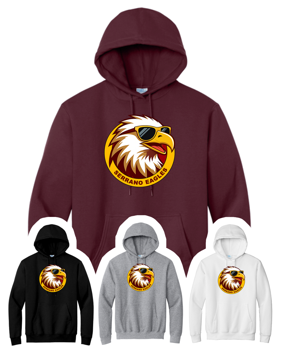 Serrano Elementary - Eagle Circle Pullover Sweat - Youth & Adult