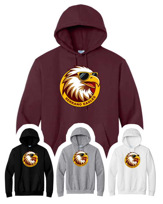 Serrano Elementary - Eagle Circle Pullover Sweat - Youth & Adult
