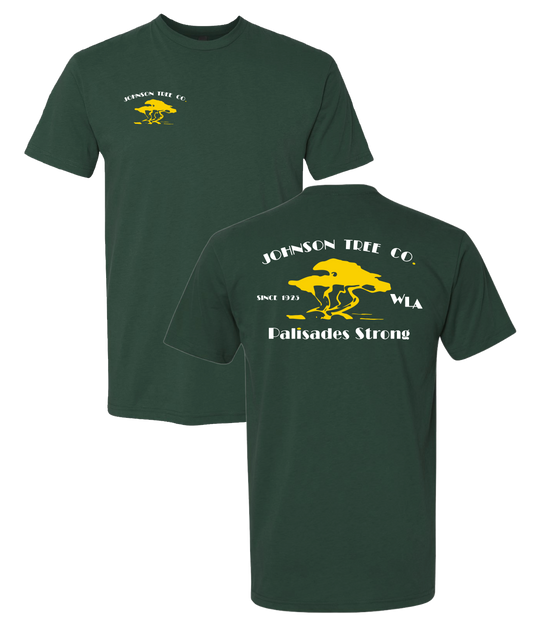 Johnson Tree Service Forest Green Shirt
