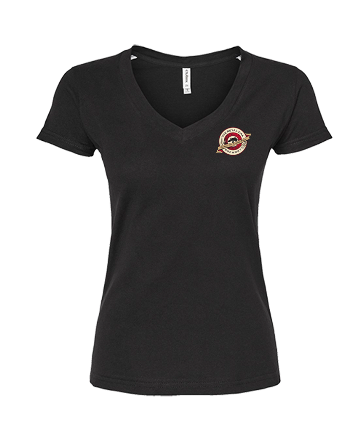 Royal Oak - Ladies Tultex VNeck Tee -FRONT ONLY