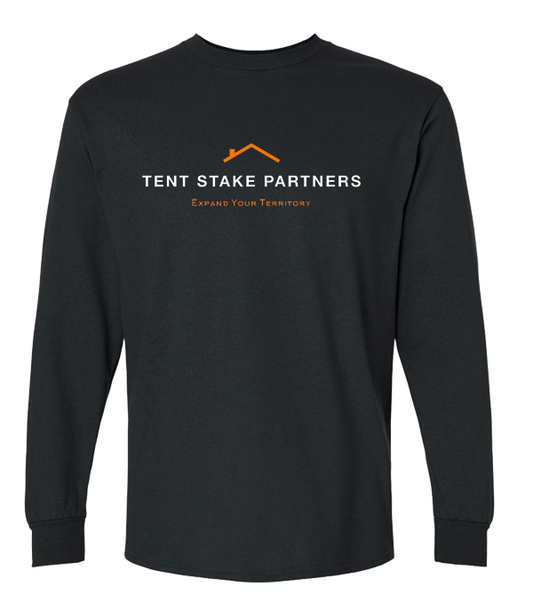 Tent Stake Longsleeve Front Only Tee  - ON DEMAND