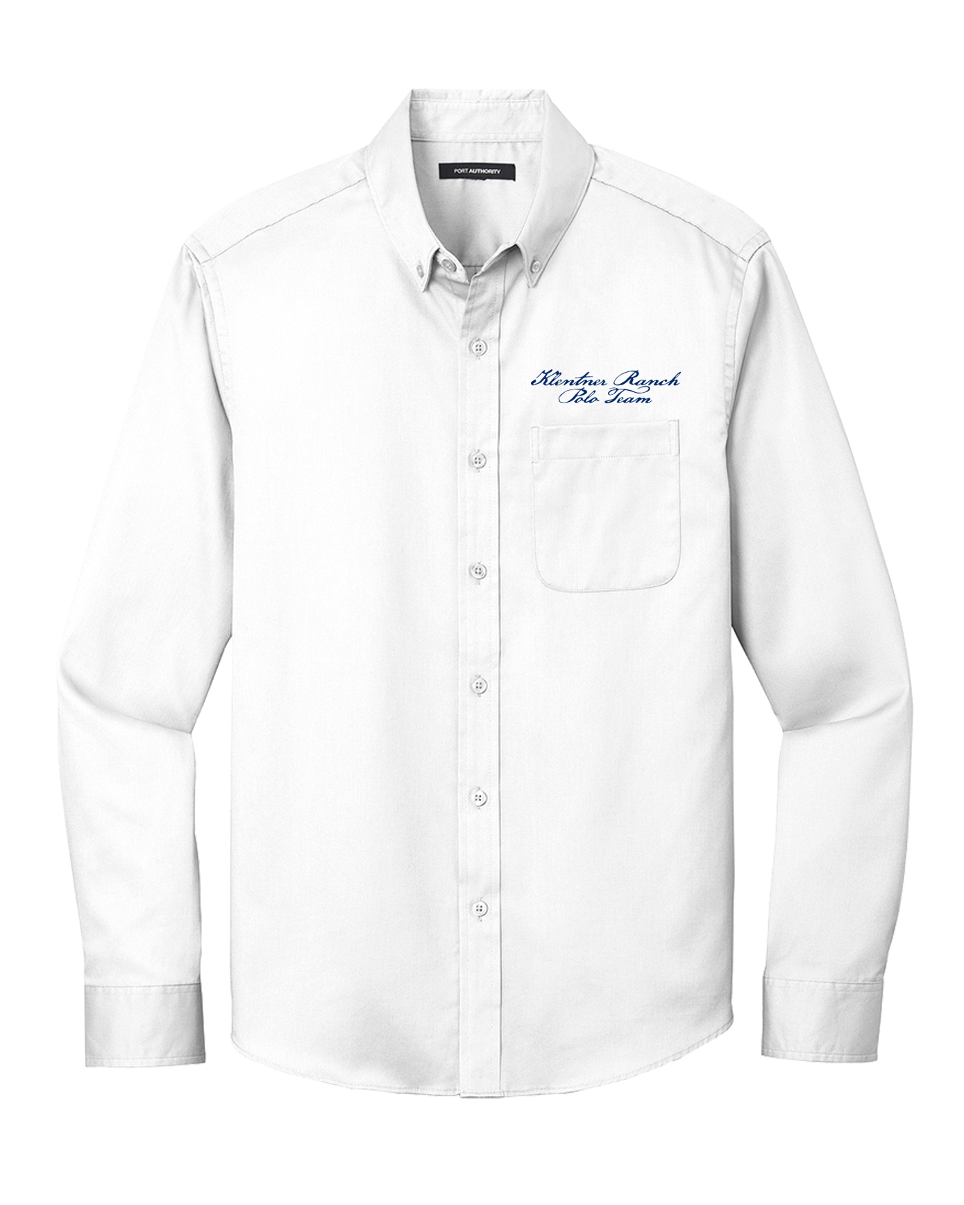 K.R. - Logo Button Down Longsleeve (White)