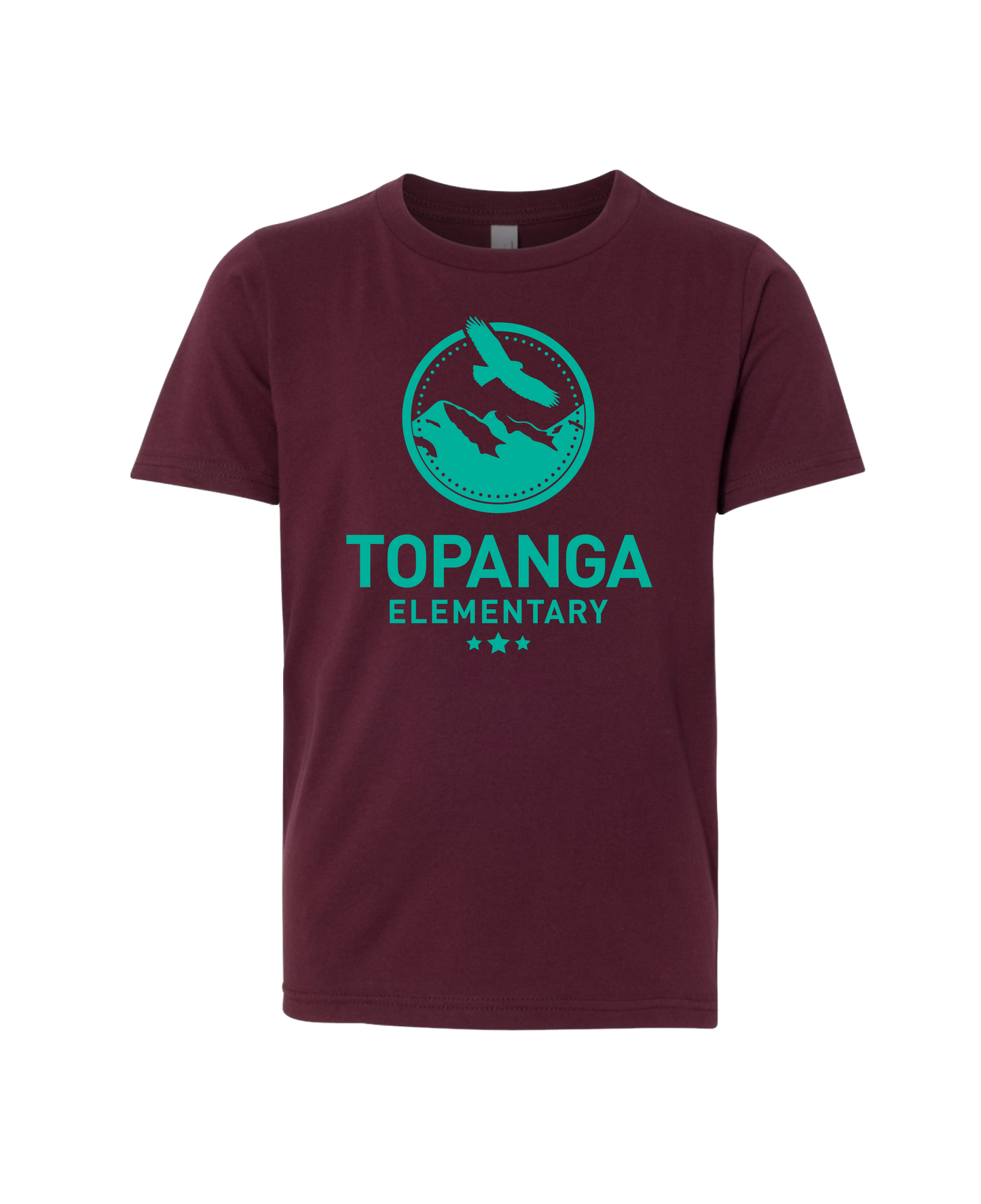 TOPANGA - Youth Maroon Shirt - 1 color