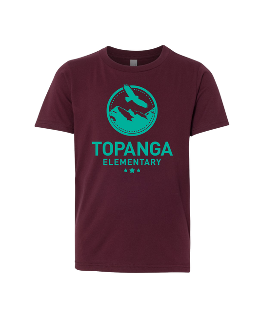 TOPANGA - Youth Maroon Shirt - 1 color