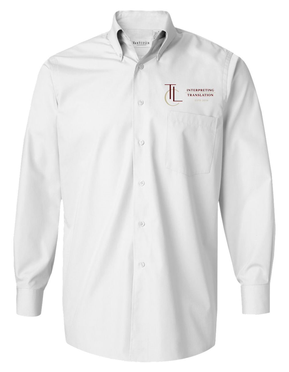 TLC Interpreting - Mens Van Heusen Buttondown Shirt